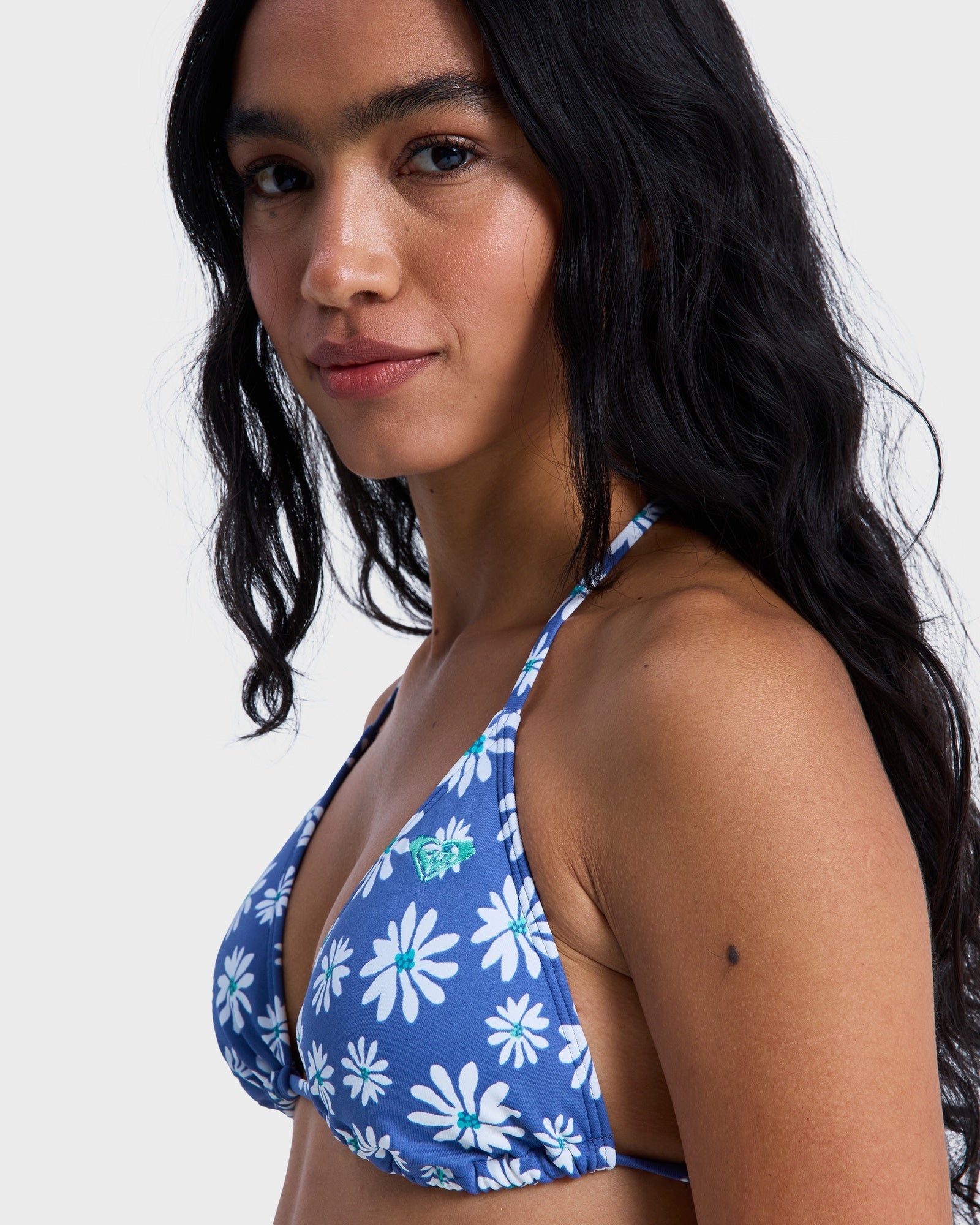 Womens Printed Essentials Tiki Tri Bikini Top