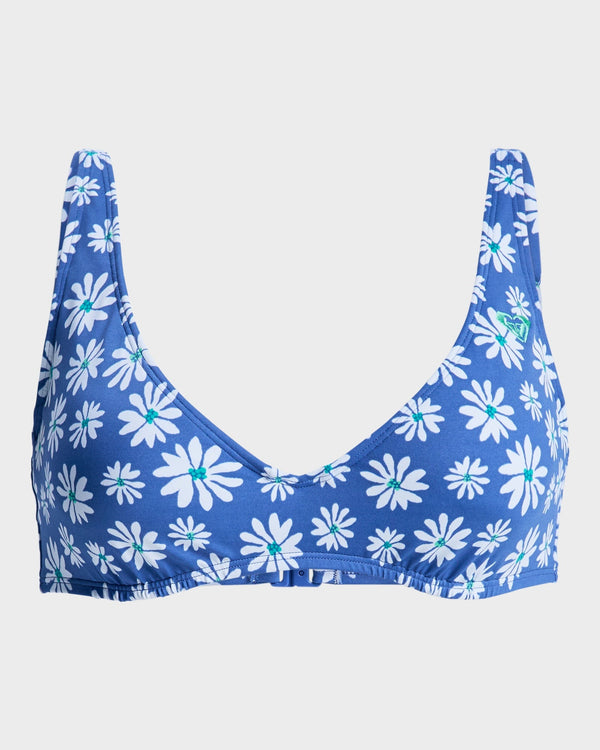 Womens Printed Essentials Underwire D Cup Bikini Top