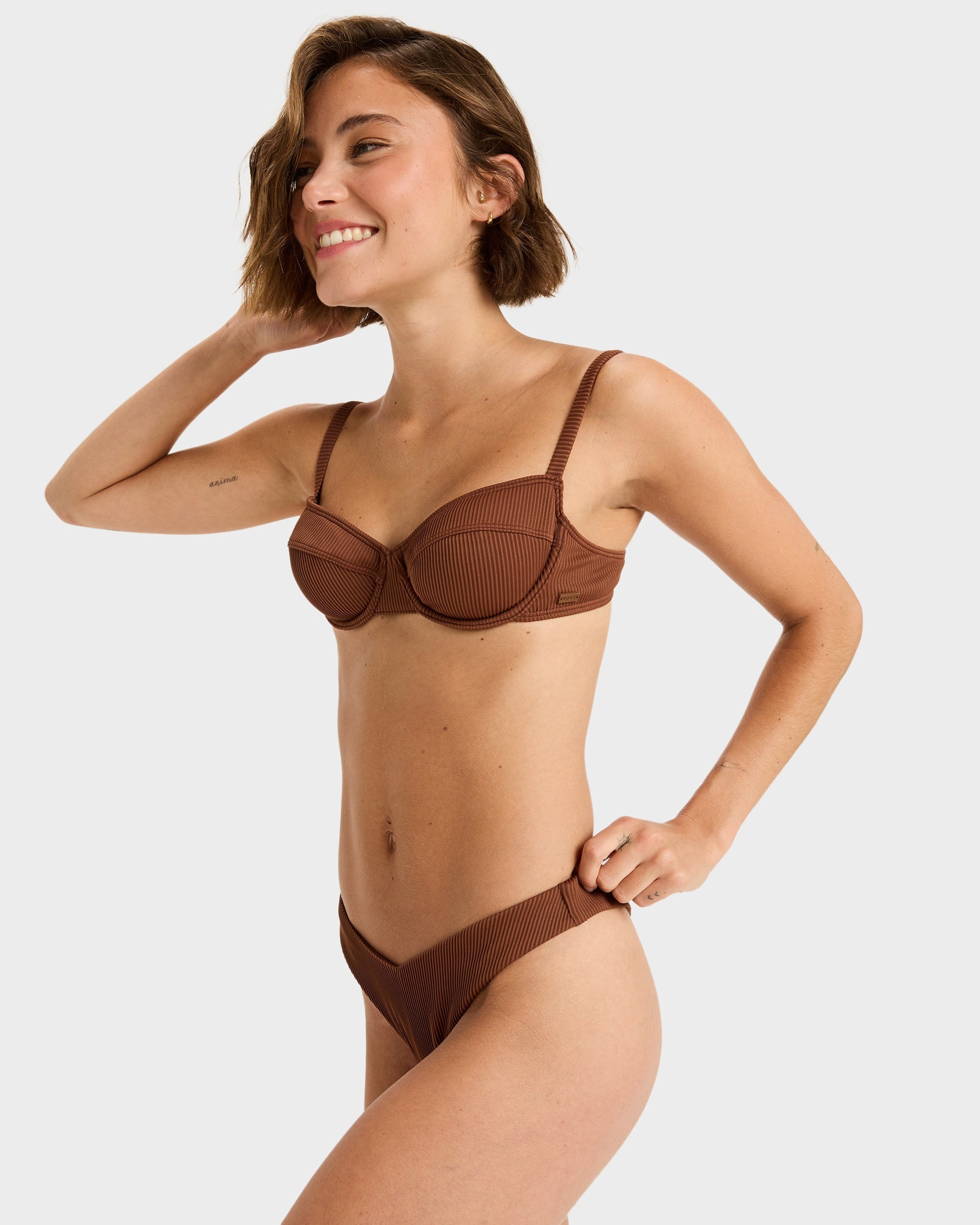 Womens Rib Roxy Love Bikini Bottom