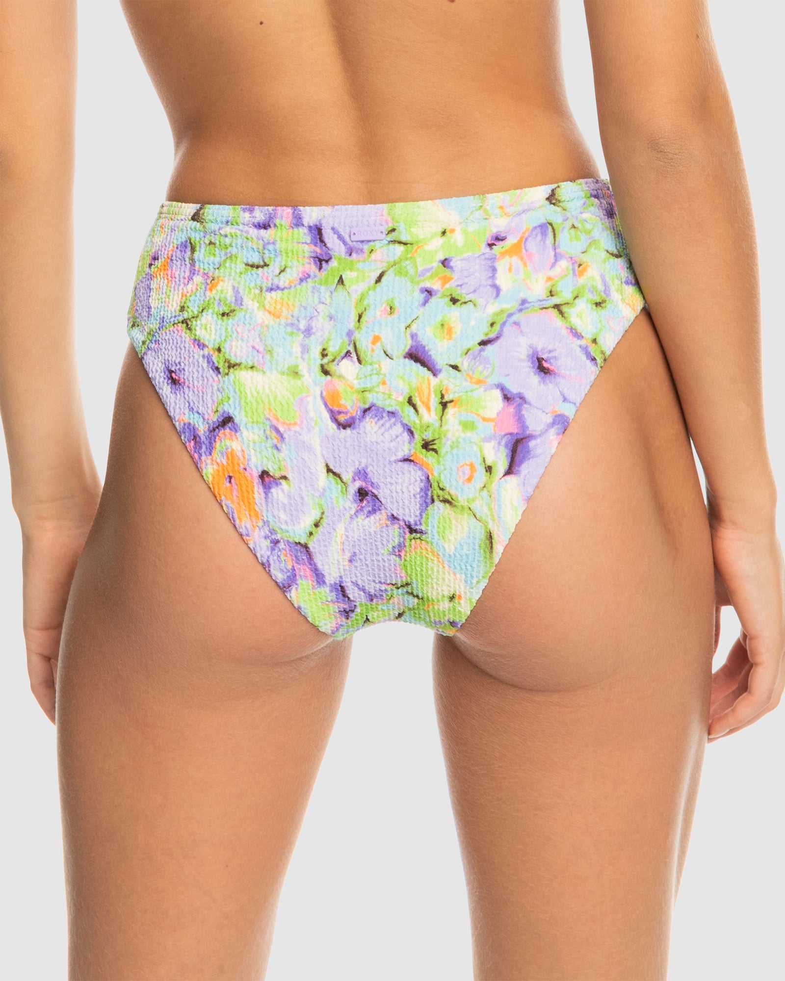 Womens Blumen High Leg Mid Waist Bikini Bottom