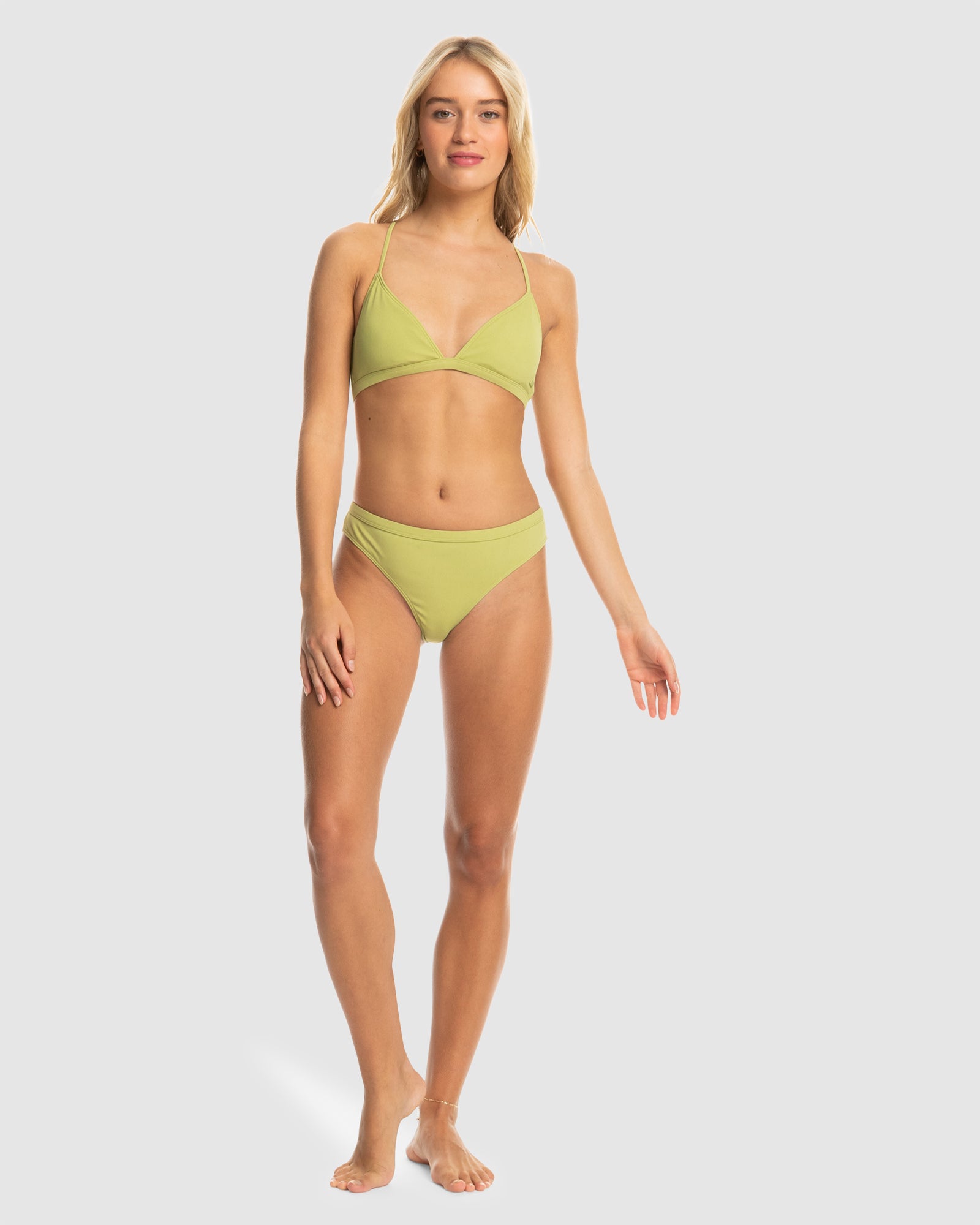 Womens Roxy Pro The Snap Turn Cheeky Bikini Bottom