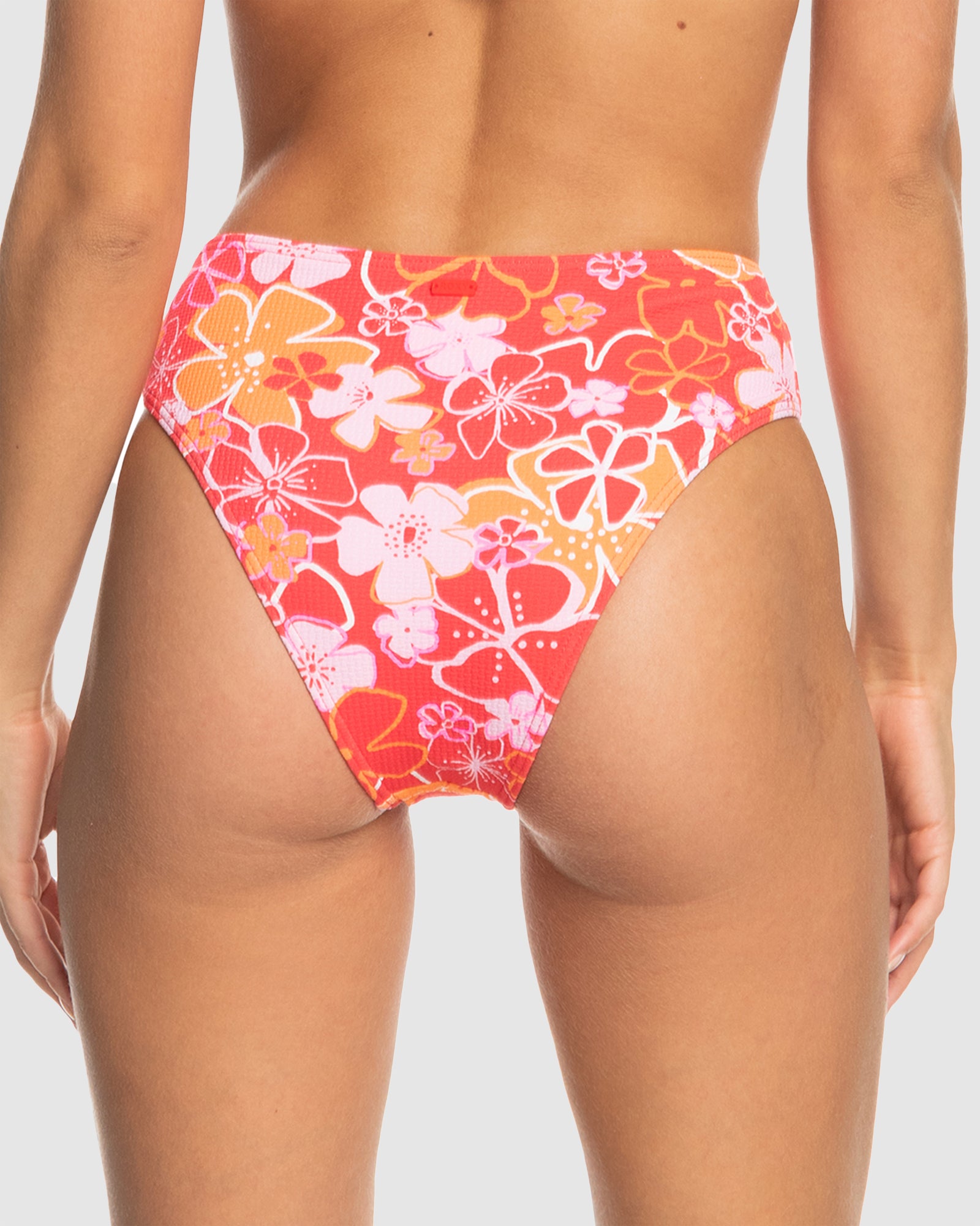 Womens Meadow Flowers Midwaist Mod Bikini Bottom