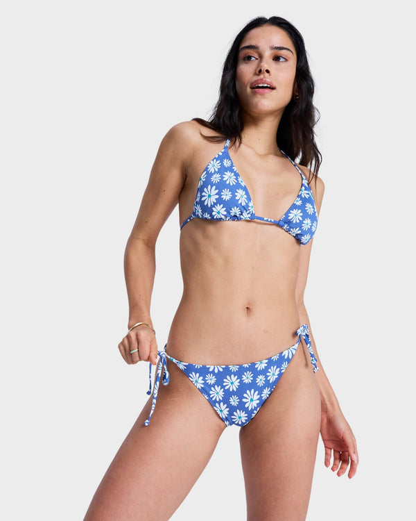 Womens Printed Essentials Tie Side Classic Bikini Bottom