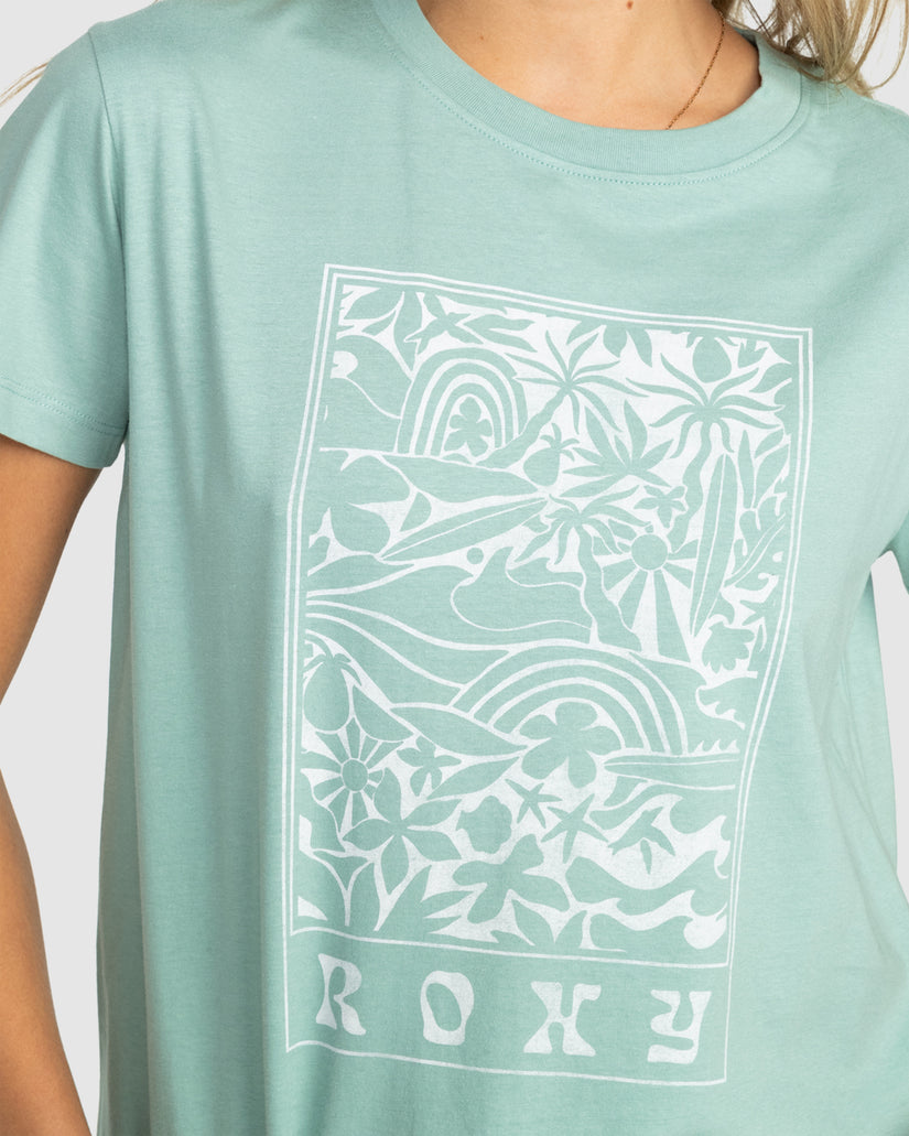 Sand Under The Sky Ocean - T-Shirt à manches courtes pour Femme