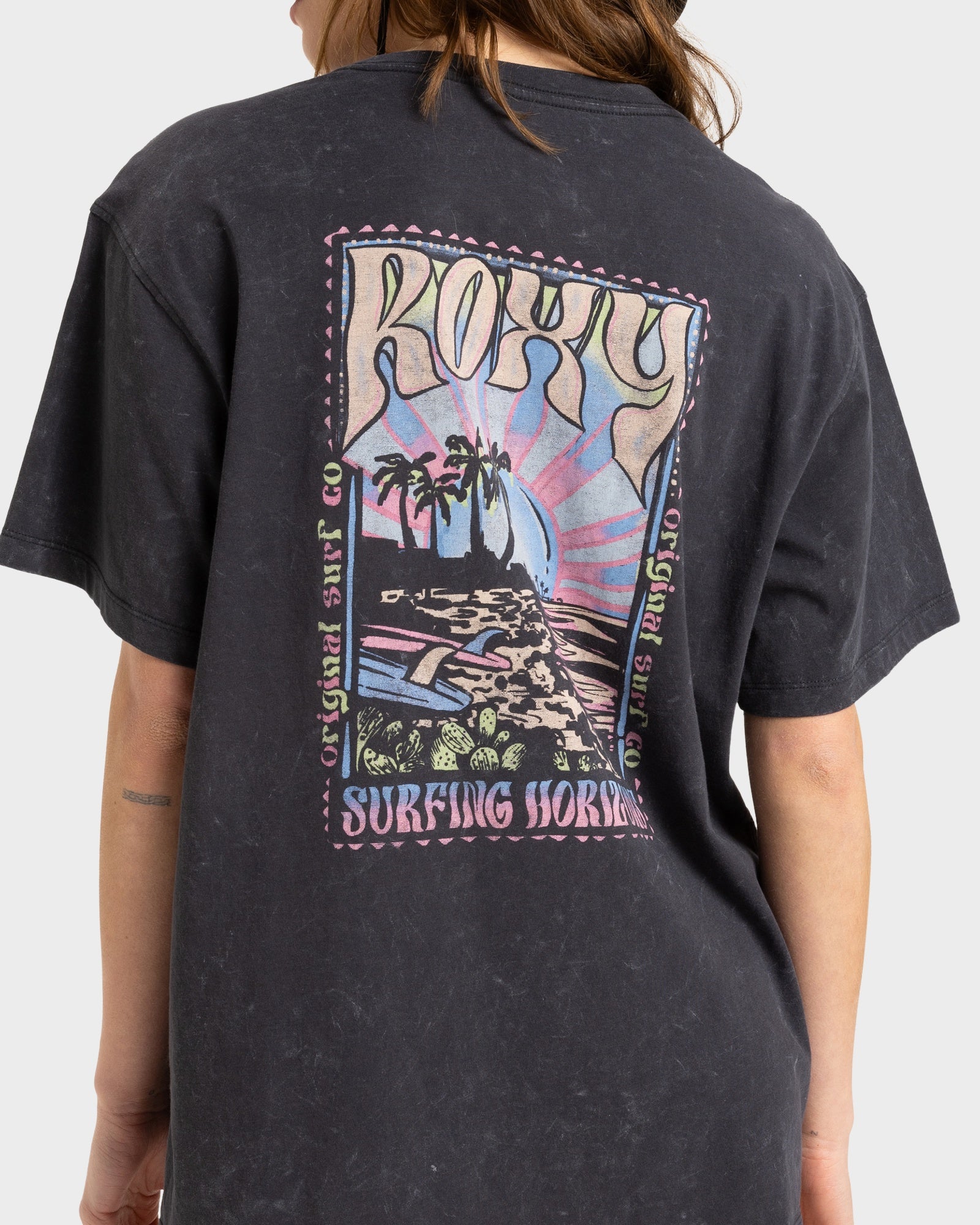 Womens Sunny Oversized Optic Wash T-Shirt – Roxy