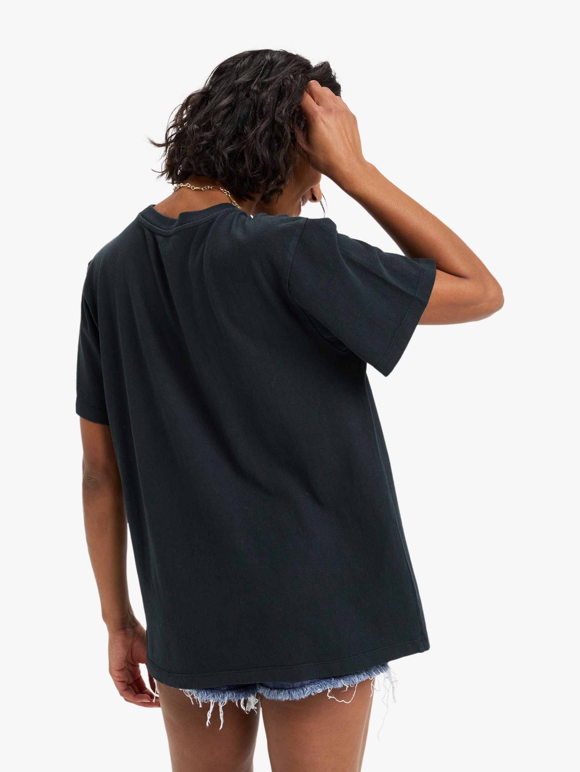 Womens Sunny Oversized Stone Wash T-Shirt