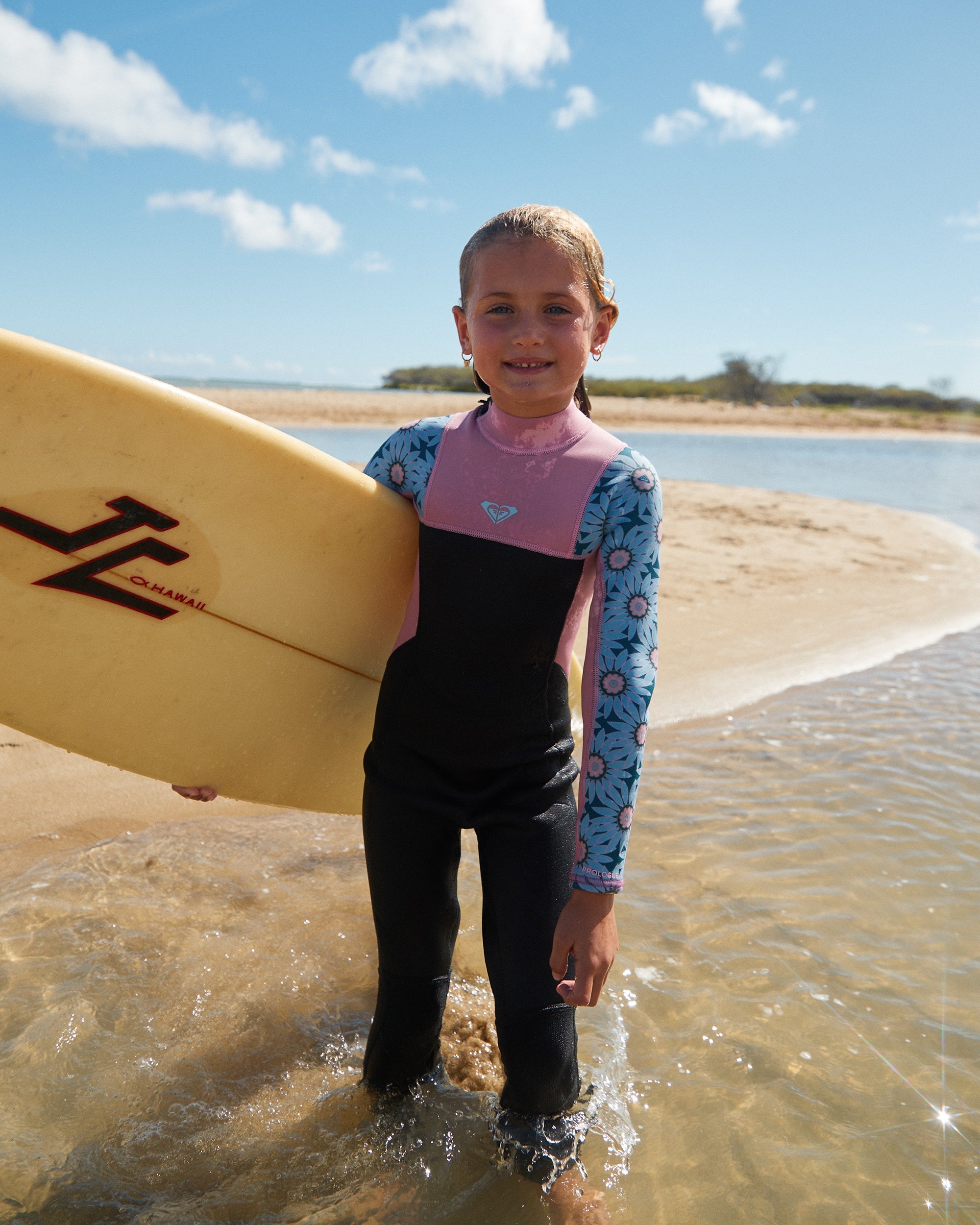 Girls 2-6 3/2mm Prologue Back Zip Wetsuit