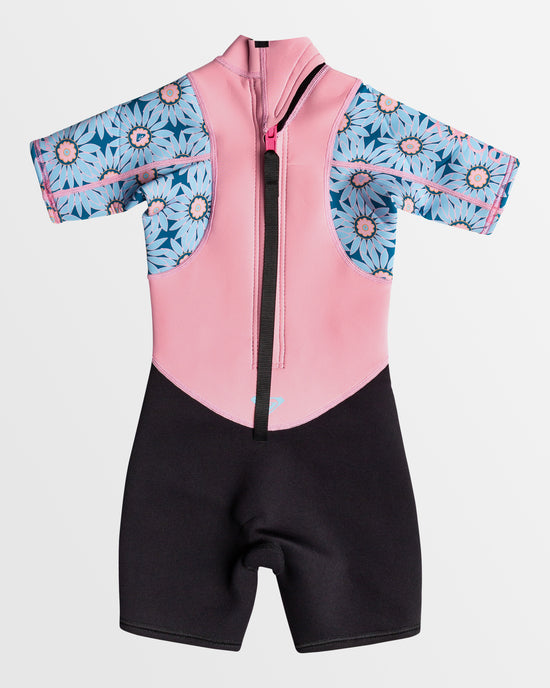 Girls 2-16 2/2mm Prologue Short Sleeve Back Zip Springsuit