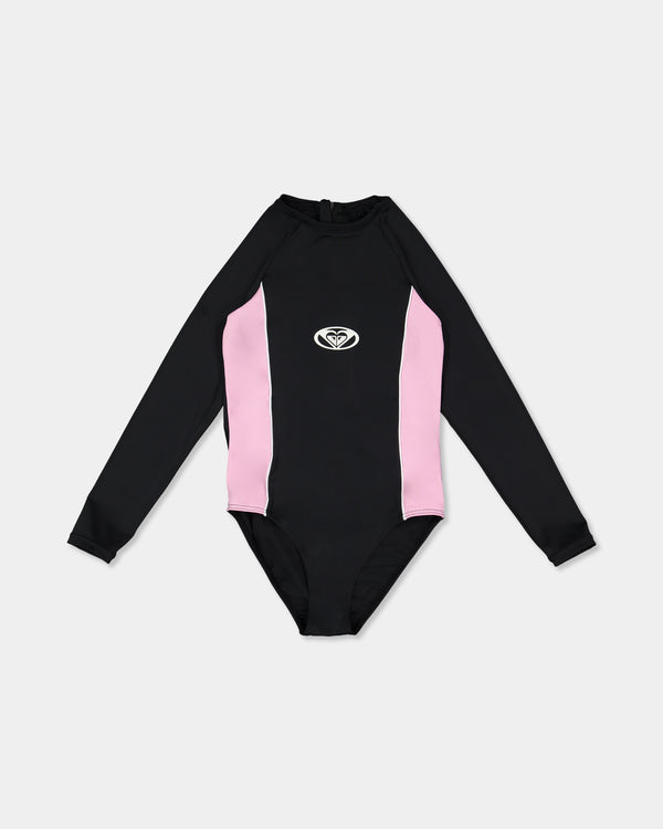 Girls 8-16 Swell Time Long Sleeve One Piece Swimsuit