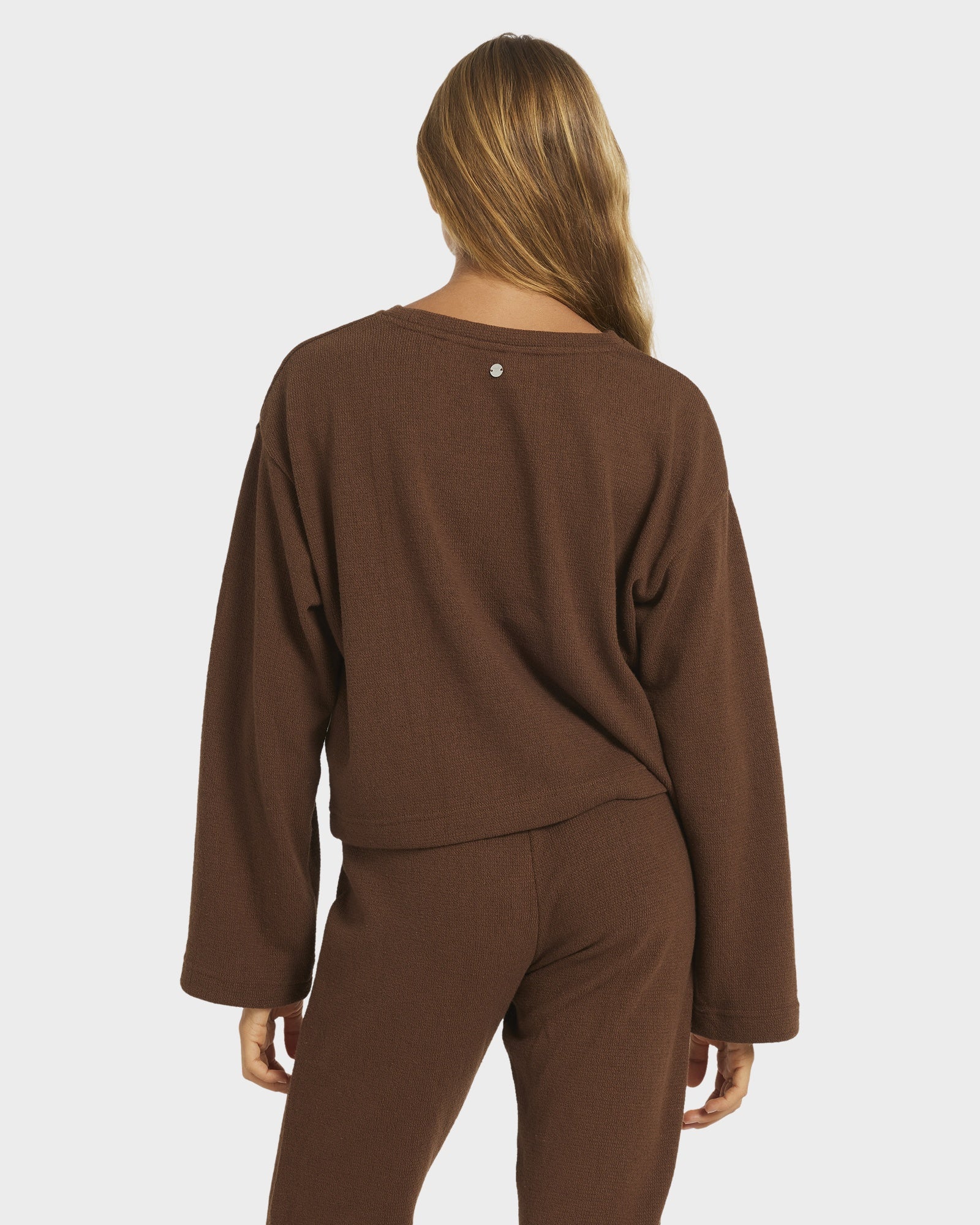 Womens Stay Cozy Long Sleeve Sweatshirt