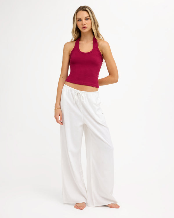 Womens Lolani Elastic Waist Pants