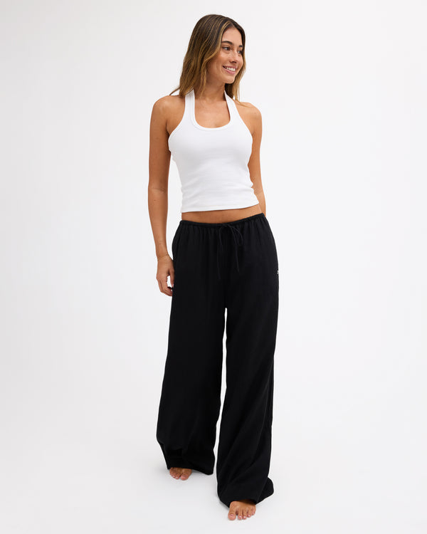 Womens Lolani Elastic Waist Pants