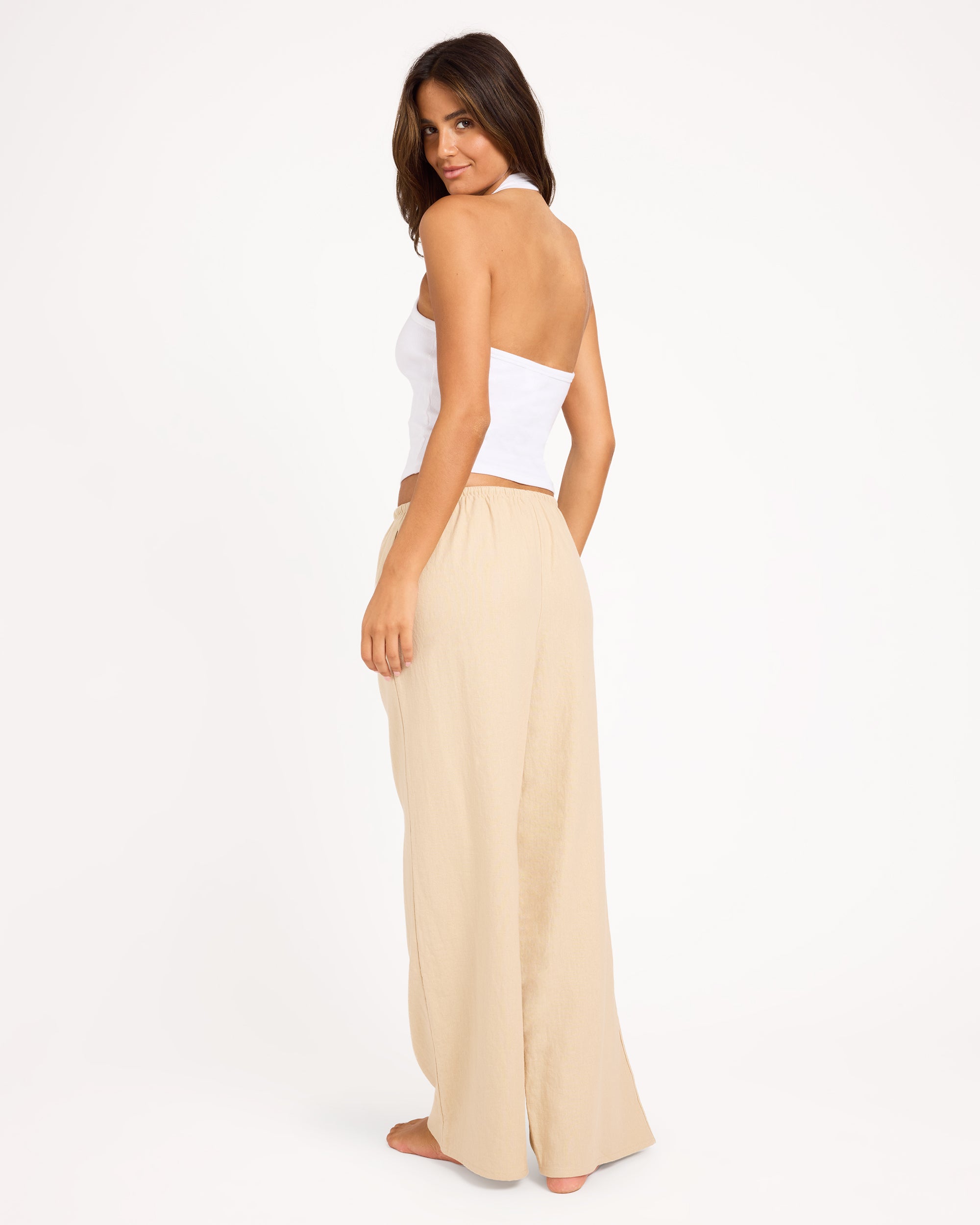 Womens Lolani Linen Pants
