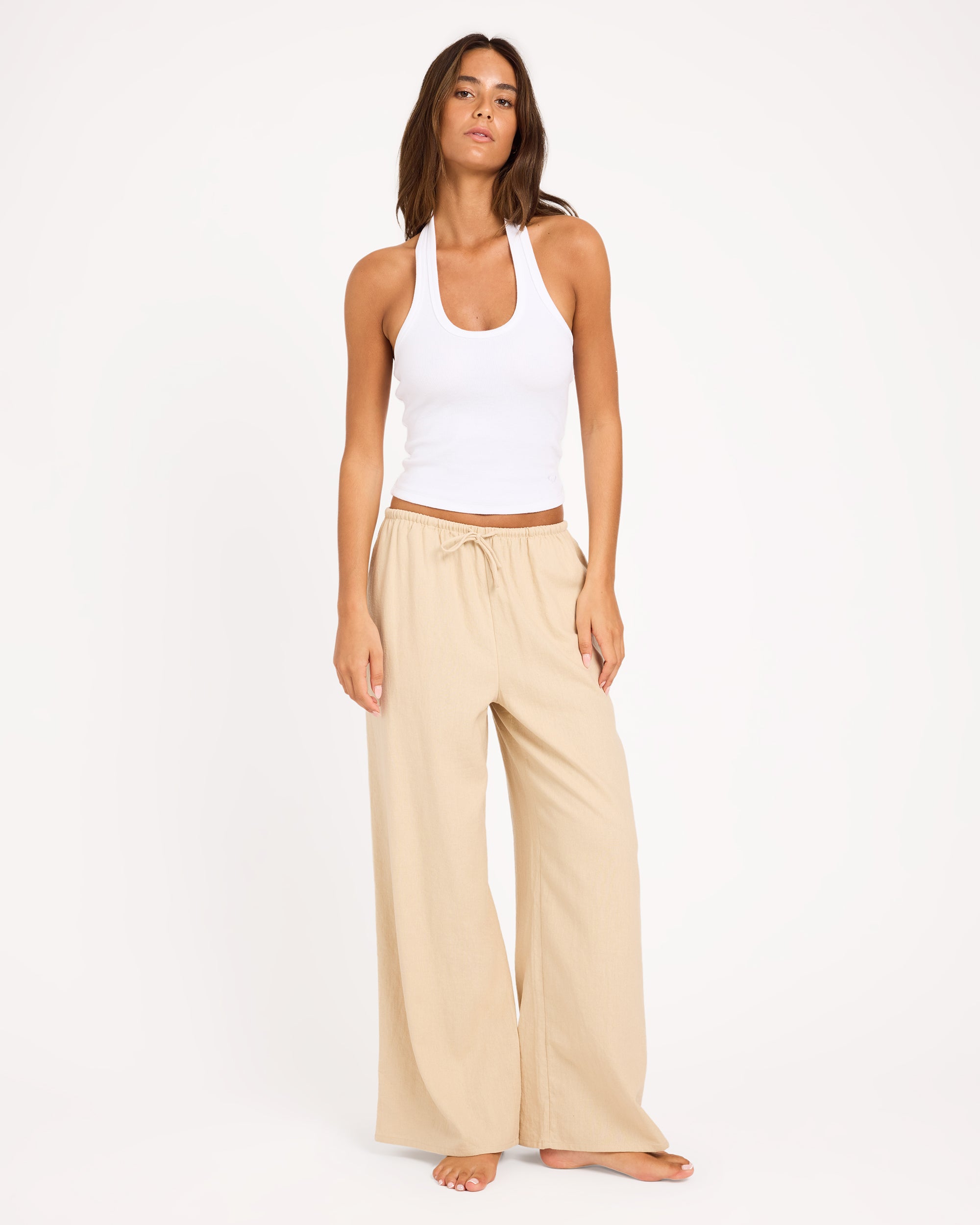 Womens Lolani Linen Pants