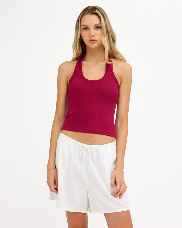 Womens Lolani Elastic Waist Shorts