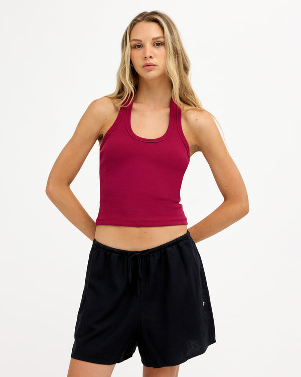 Womens Lolani Elastic Waist Shorts
