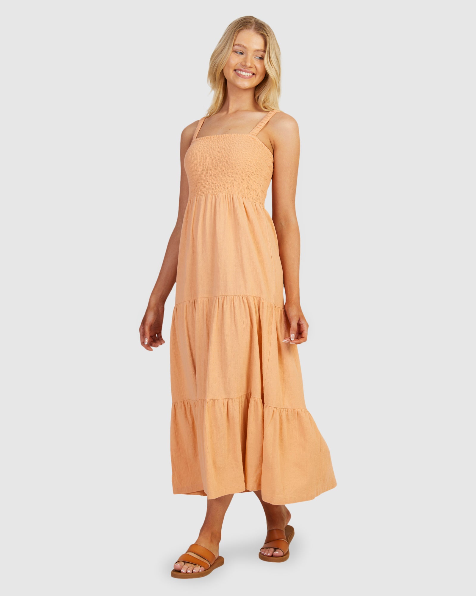 Womens Sunnier Shores Solid Dress
