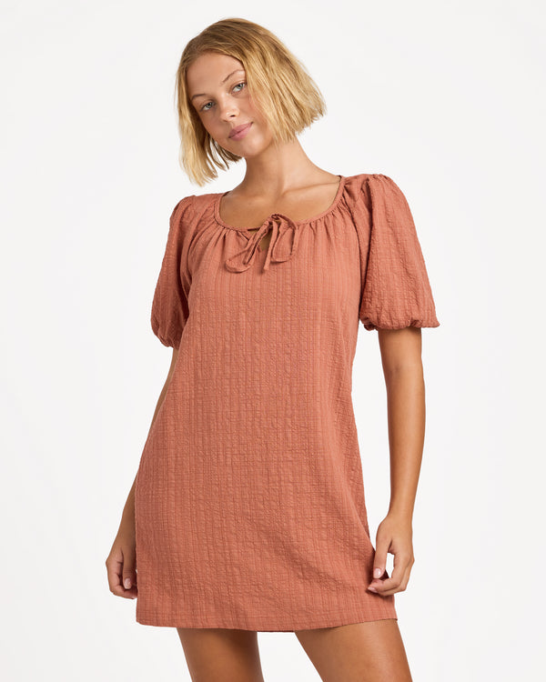 Womens Costa Check Midi Dress
