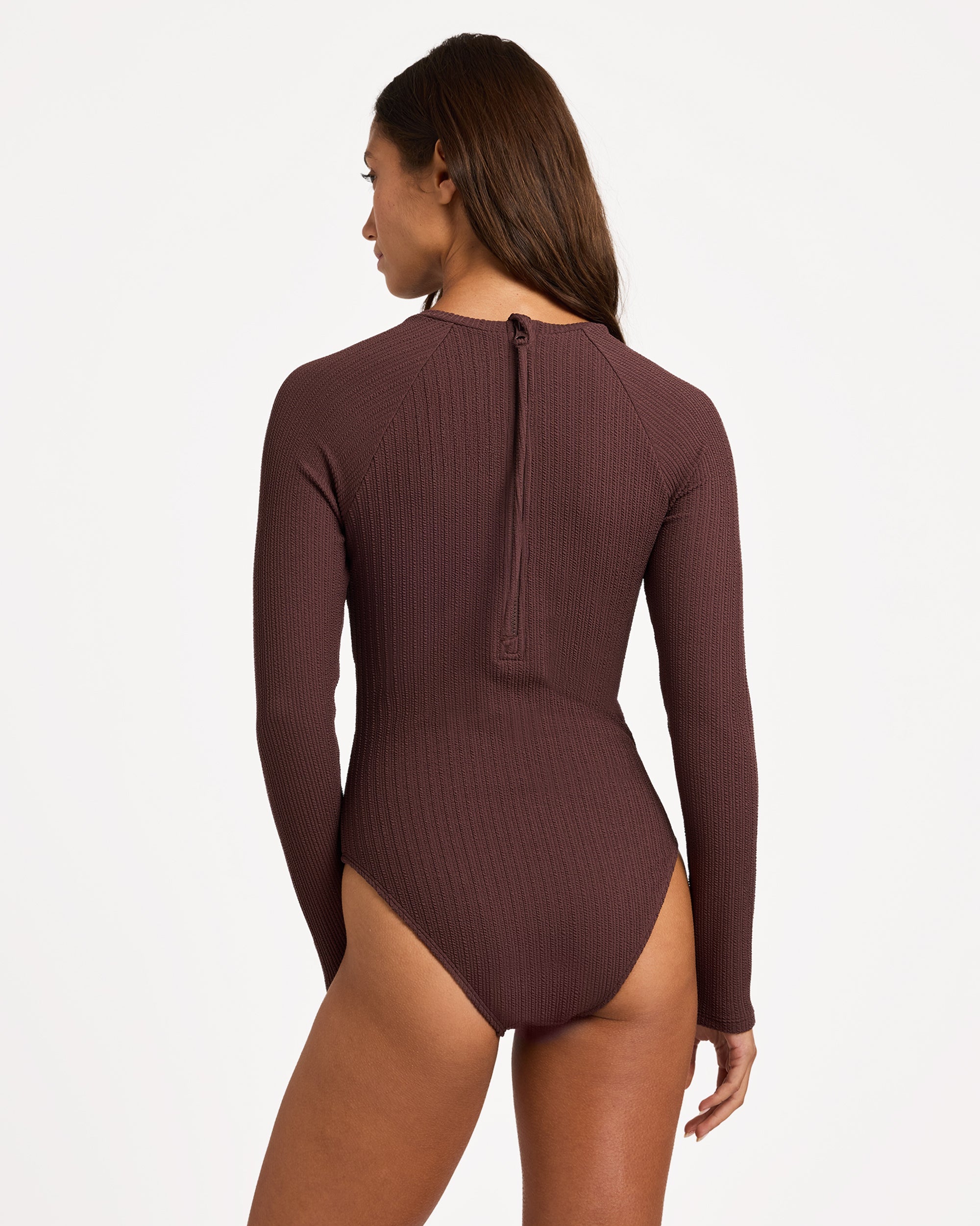 Womens Aruba Long Sleeve One Piece Rash Vest
