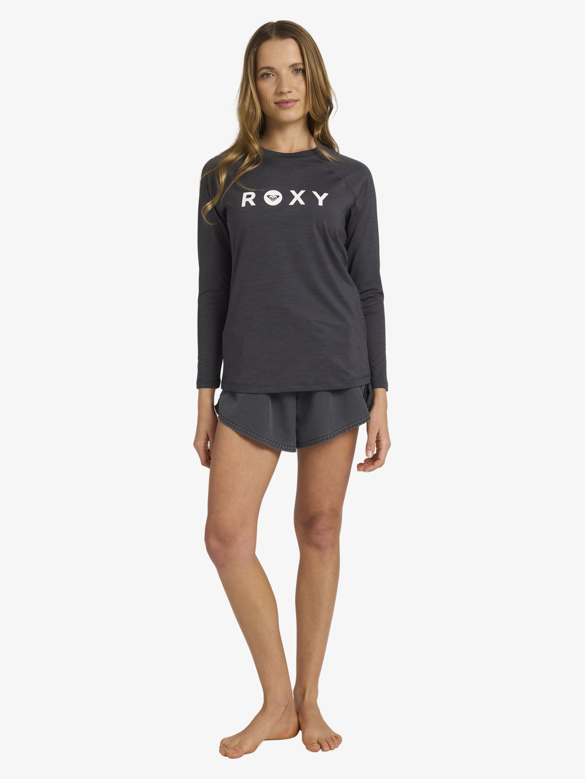 Womens Essentials Lycra Long Sleeve Rash Vest