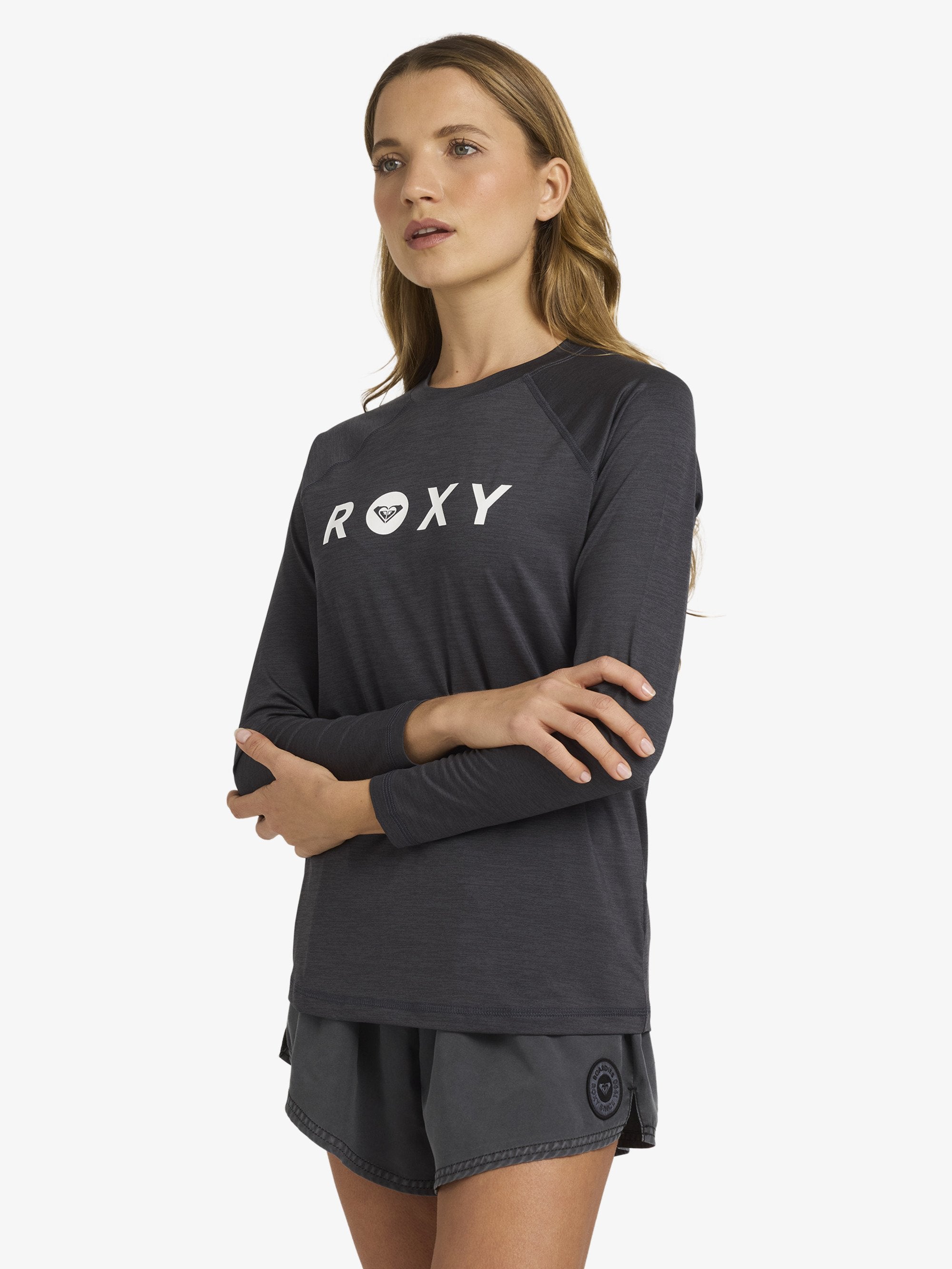 Womens Essentials Lycra Long Sleeve Rash Vest