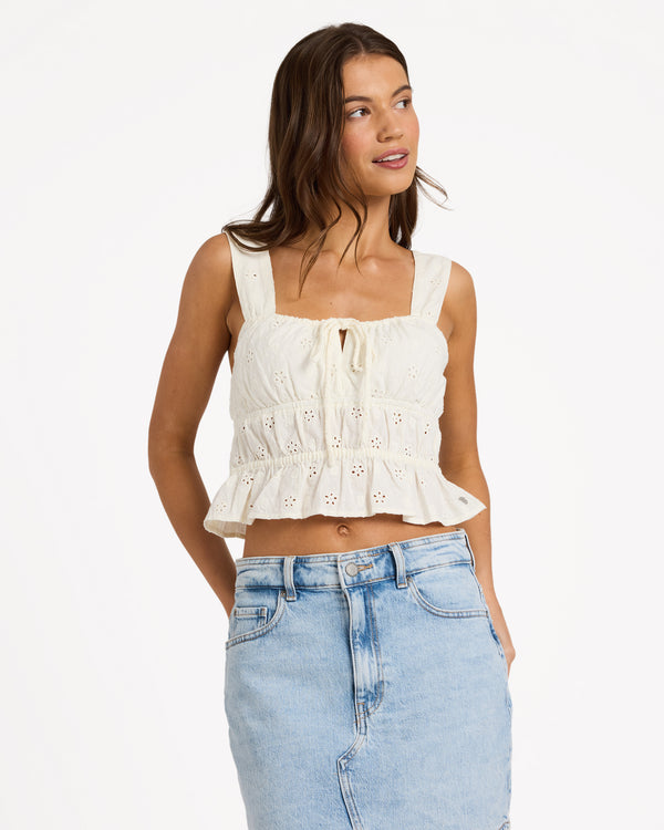 Womens Lucky One Sunset Mist Tank Top