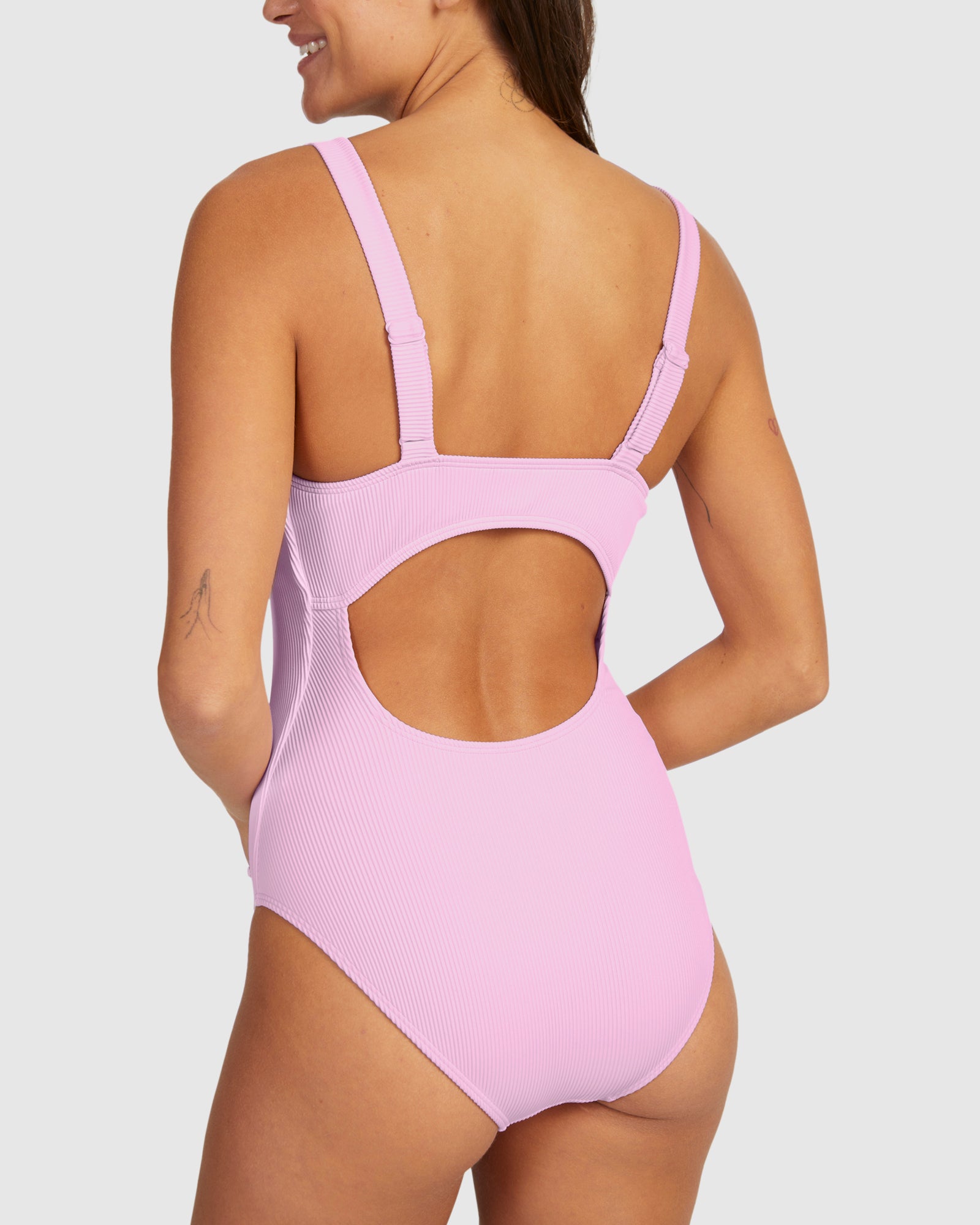 Womens Rib Roxy Love One Piece New One Piece Swimsuit