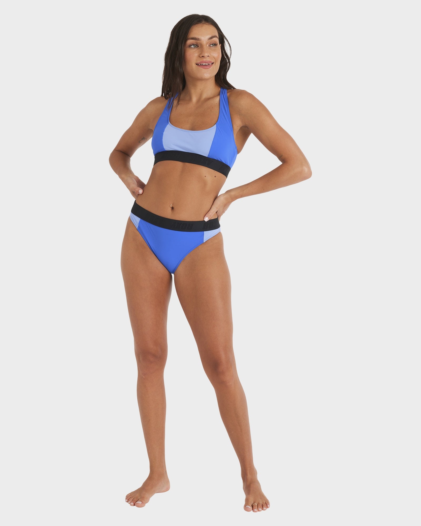 Womens Block Active Bikini Top