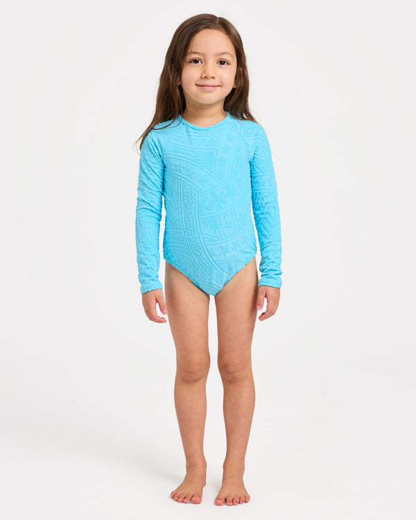 Girls 2-7 Surf The Vibes Rash Vest